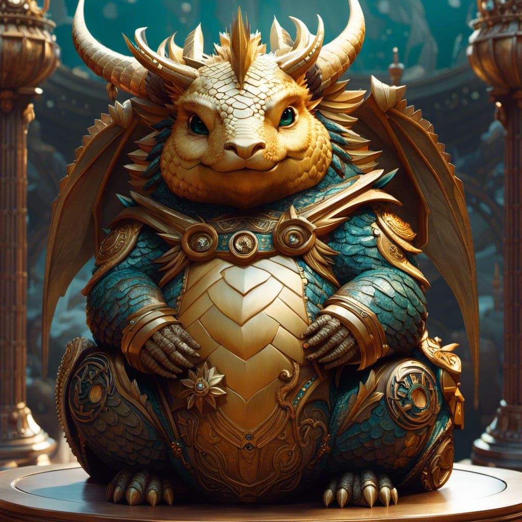 Zodiac dragon!  by @GoldenTinOfBiscuit