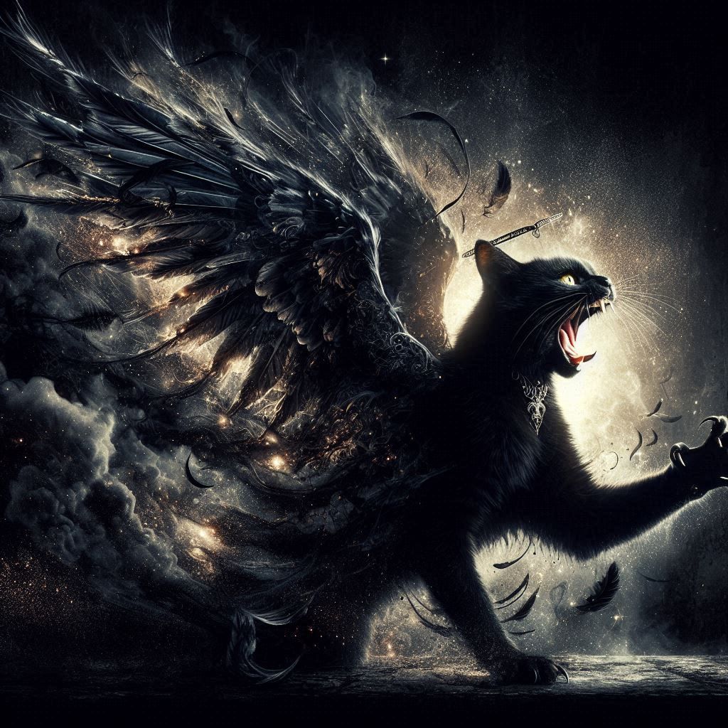 My worst fear.... a peeved cat god