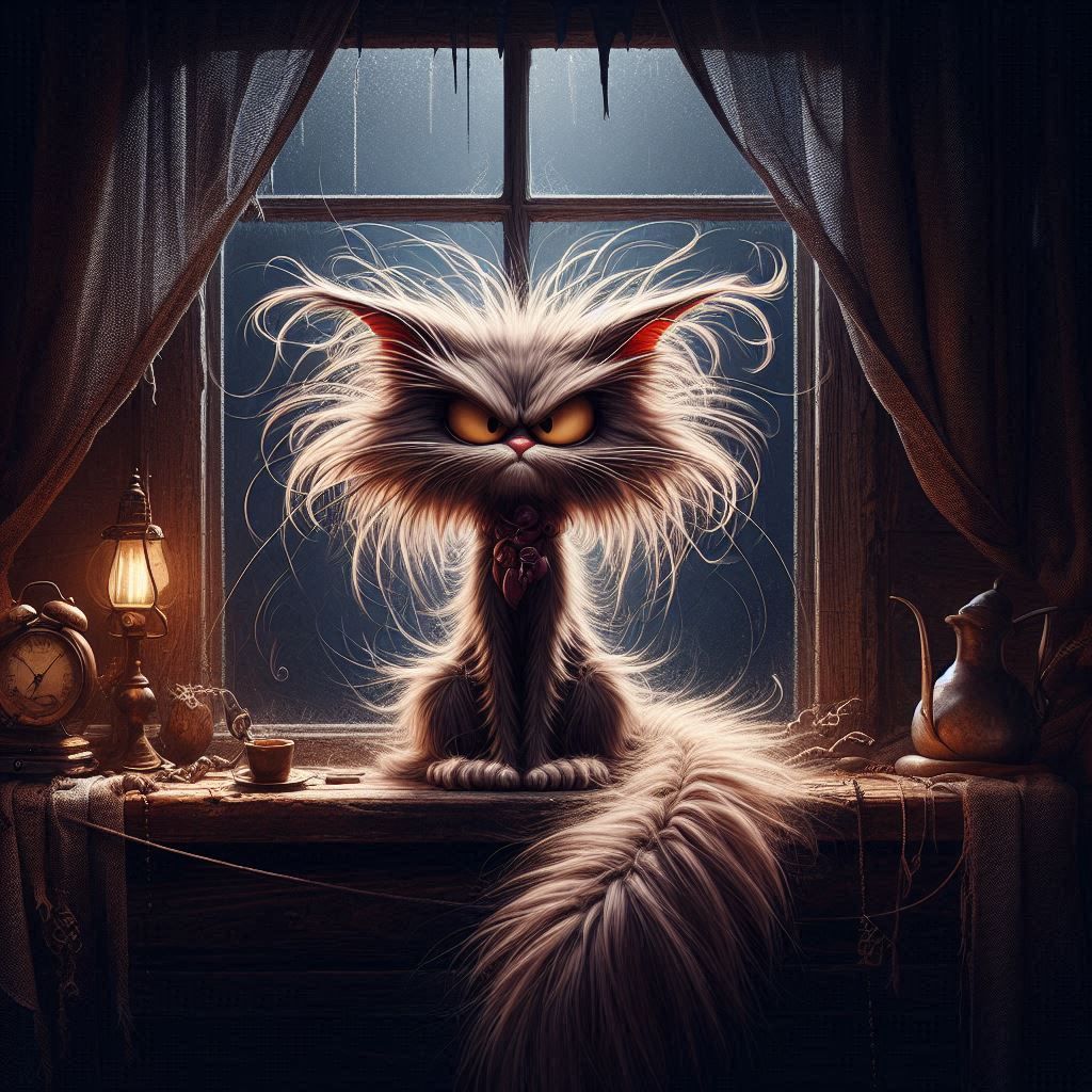 He is not amused....