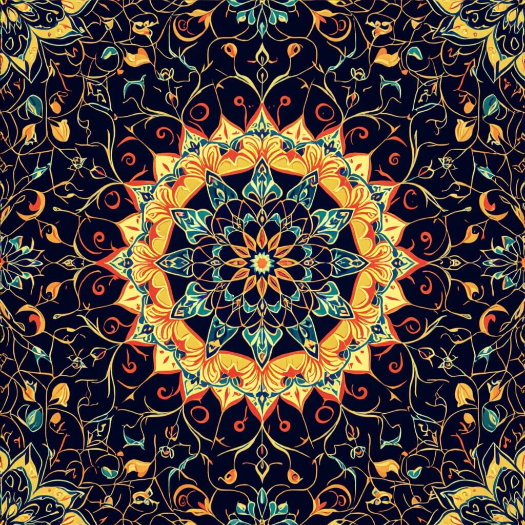 Young Man in Traditional Dress at Computer