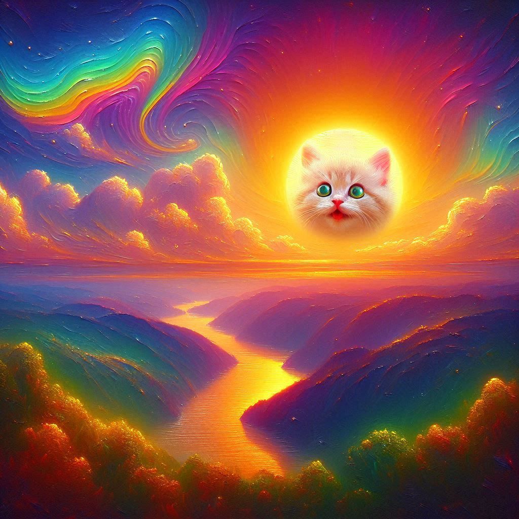 Kitten Sunrise