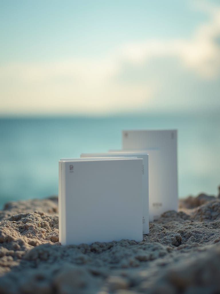Seascape and Playing Cards in Fine Art Photography Style