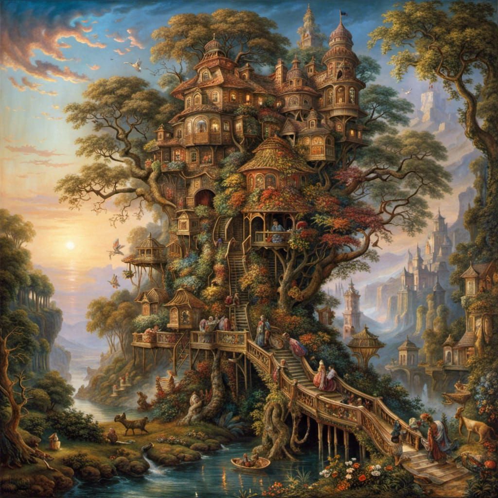 Beautiful Fantastical Maximalist Tree Houses Josephine Wall Gustave