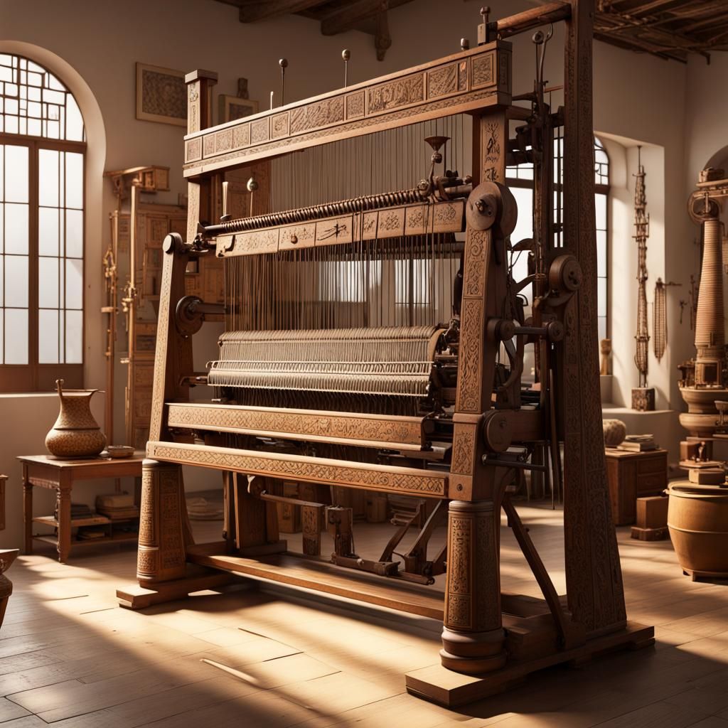 Egyptian loom AI Generated Artwork NightCafe Creator