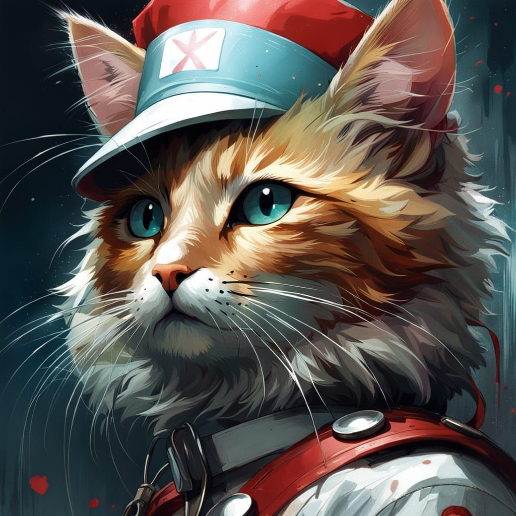 Cat Nurse - AI Generated Artwork - NightCafe Creator