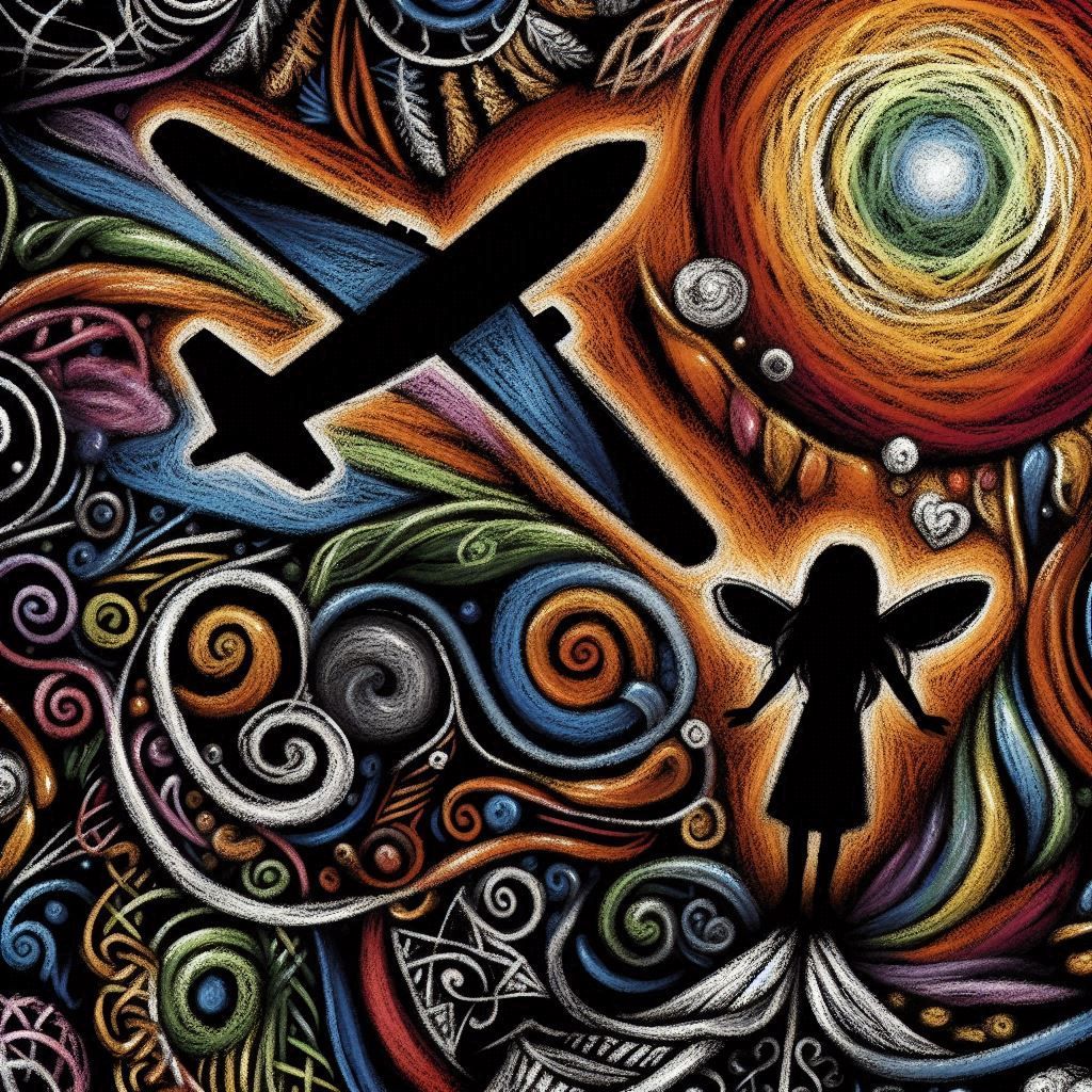 June Art Jam Images- plane