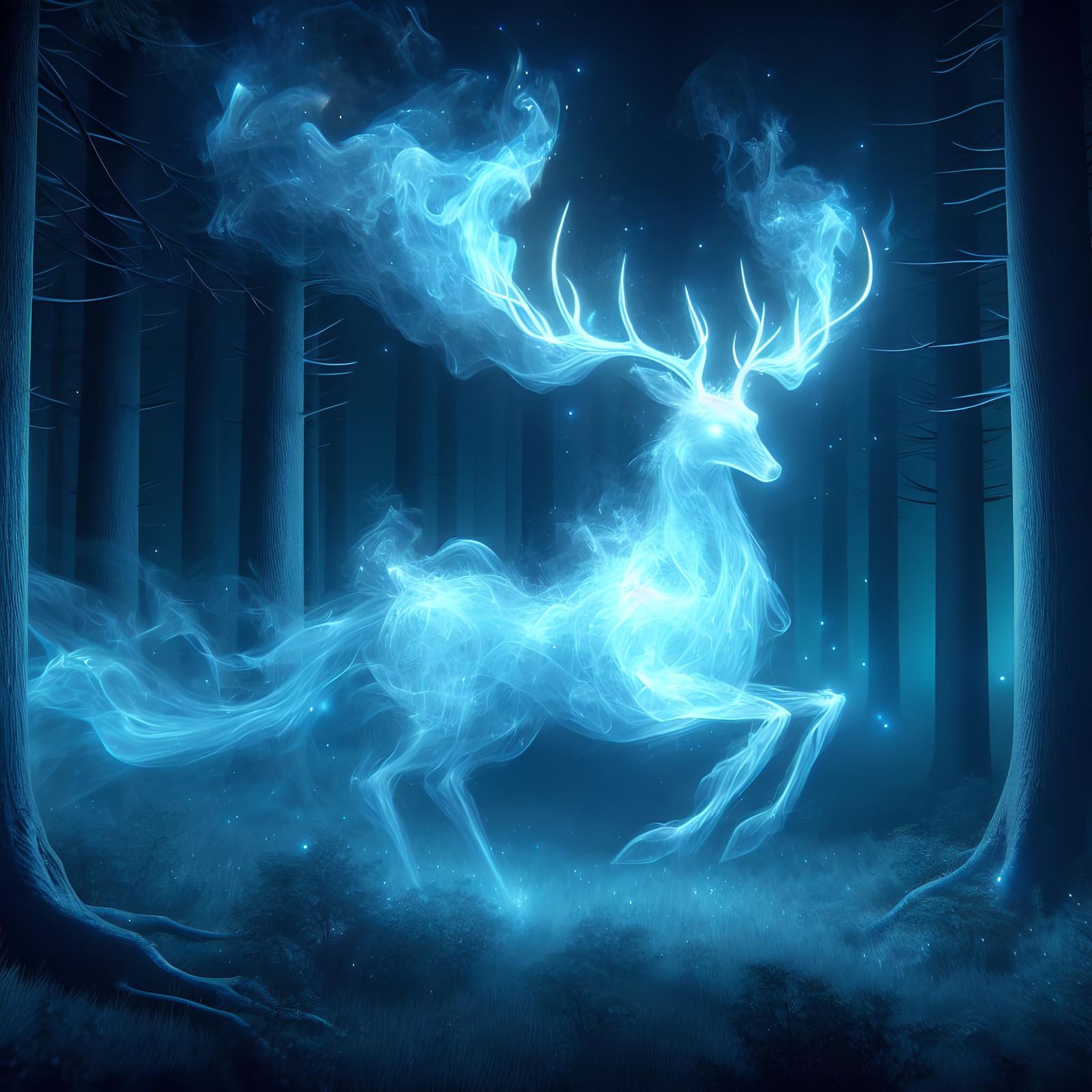 Patronus Deer  by @WColourist