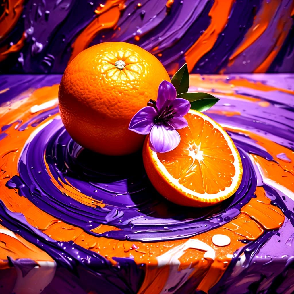 Portrait of an orange  by @DavidP