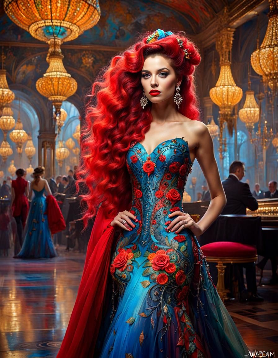 Lady Marmalade AI Generated Artwork NightCafe Creator