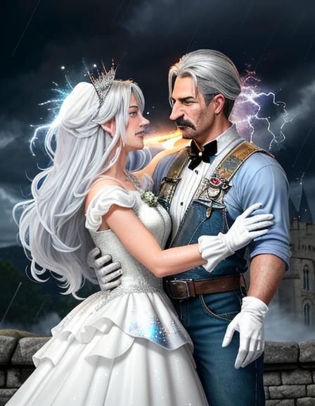 A brooding, dark figure of Lord Zekk, once the hero of the 2024 Mushroom Kingdom known as super Mario himself dressed in red and blue overal...