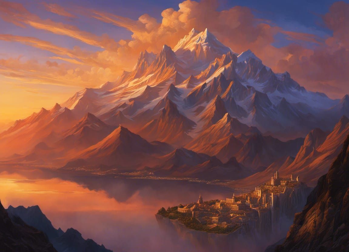 "Olympus Rising"   by @Trells