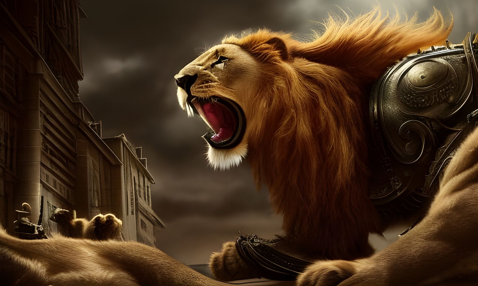 Narnia, aslan roaring HD wallpaper