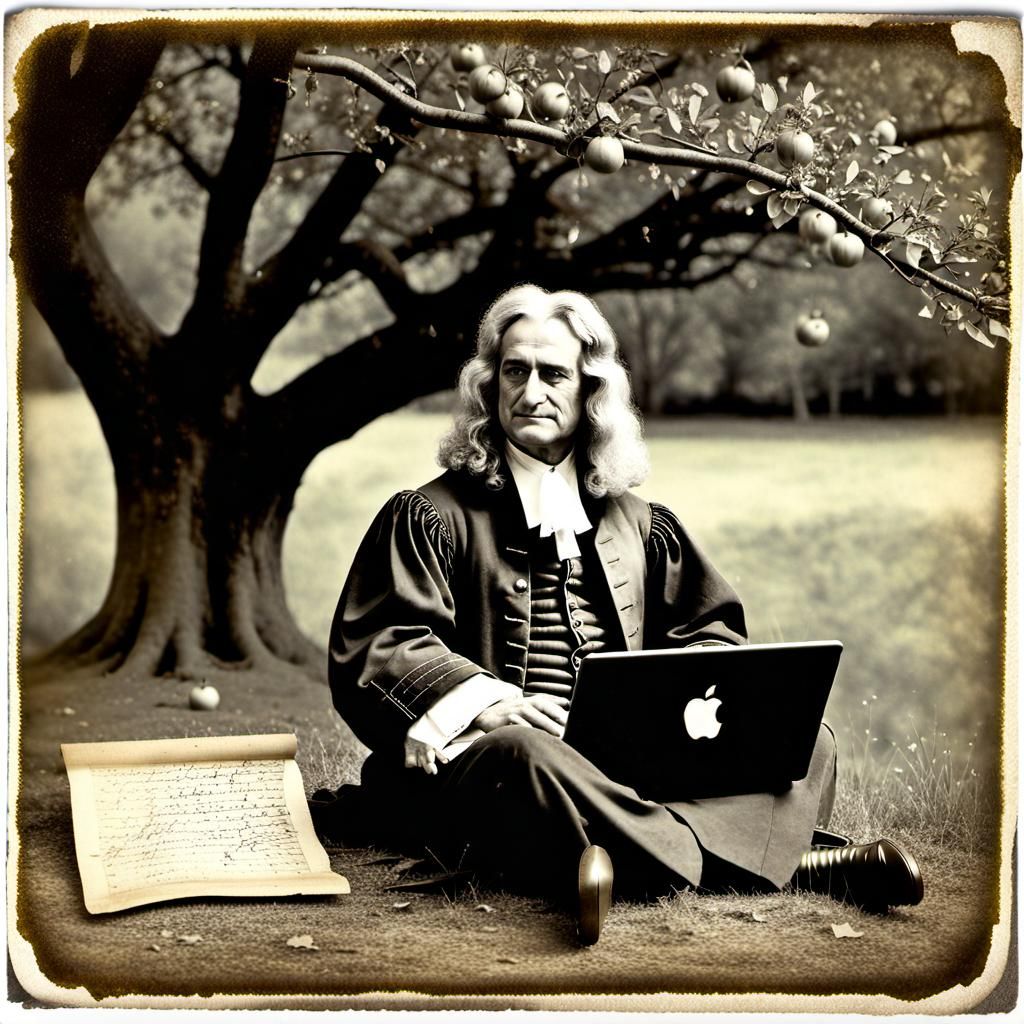 The Real Apple Behind Isaac Newton’s Gravity Inspiration   by @Chelle