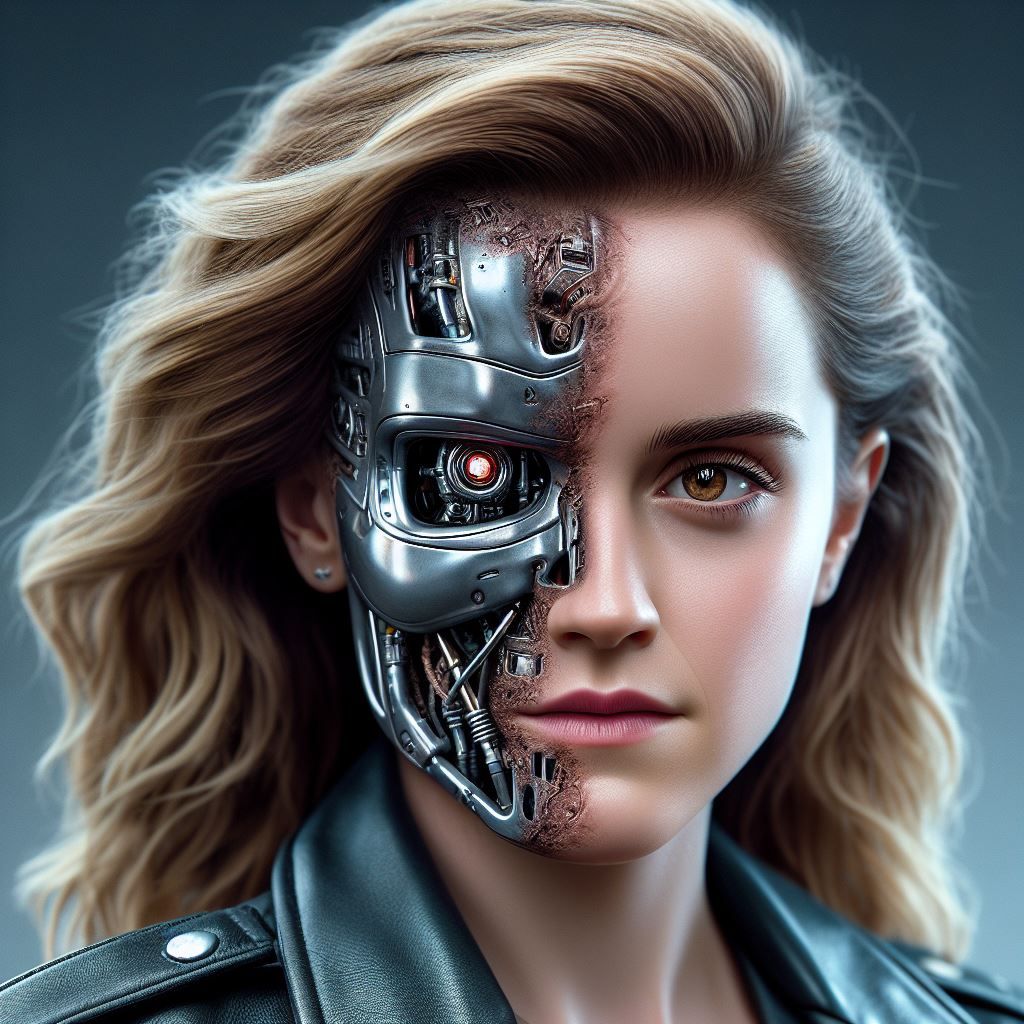 Emma Watson as Terminator T-800