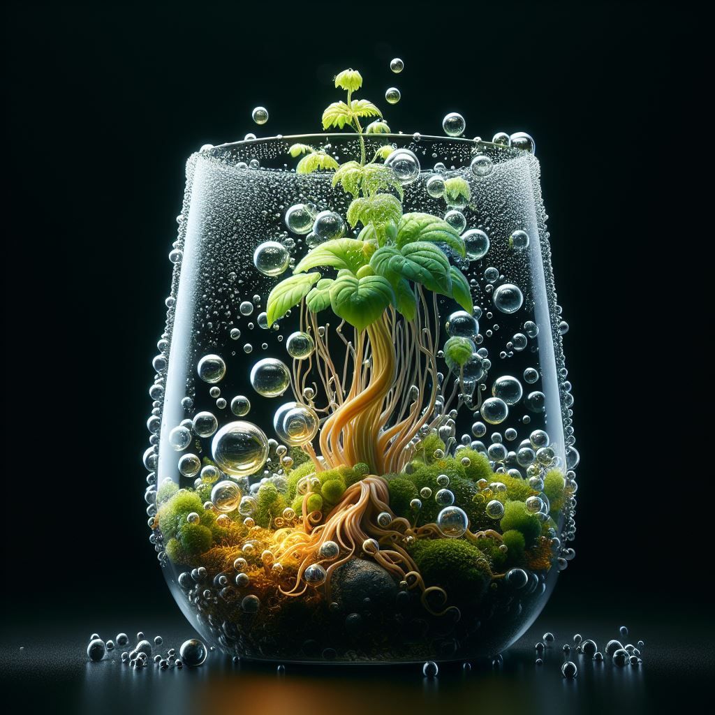 Life flourishing in jelly bubbles