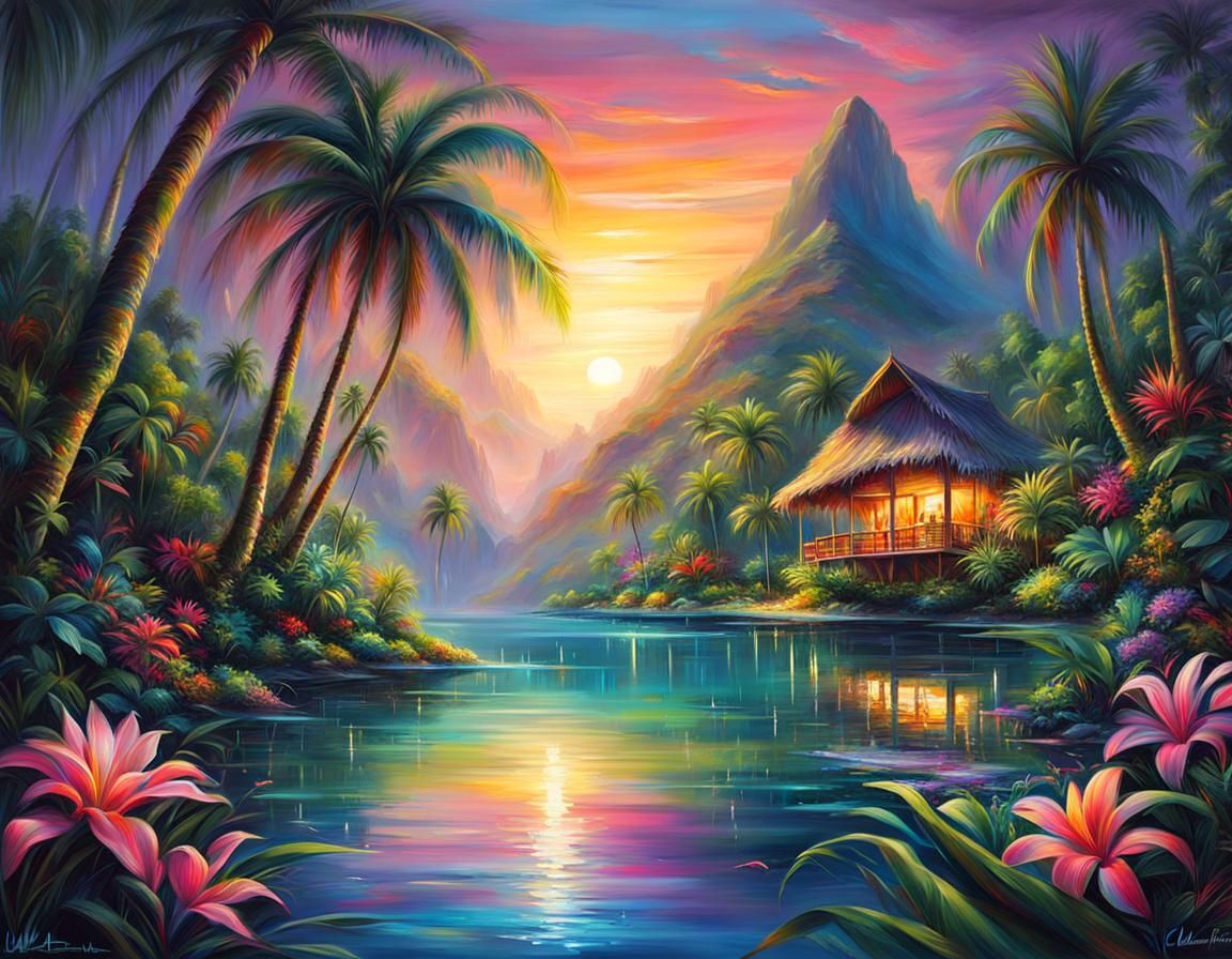 Oasis in Paradise  by @MikThor