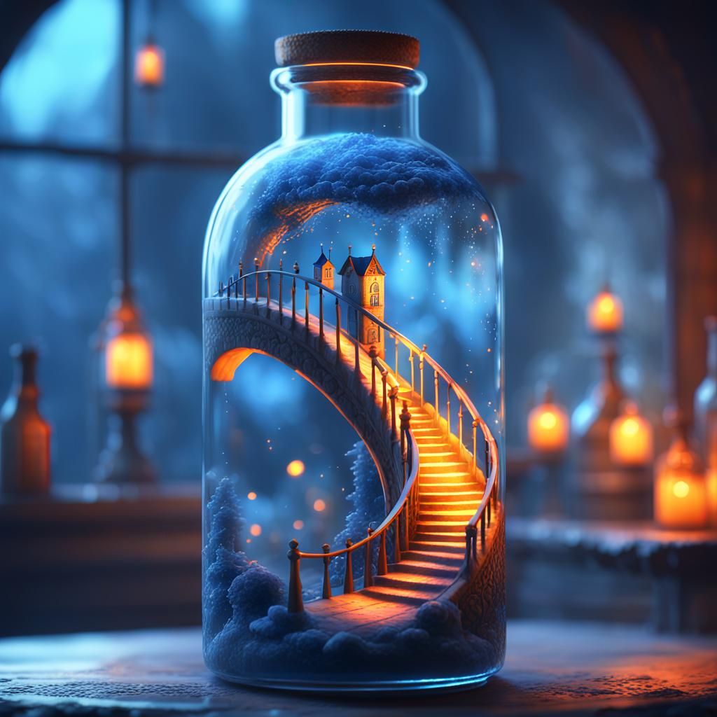Bridge in the bottle