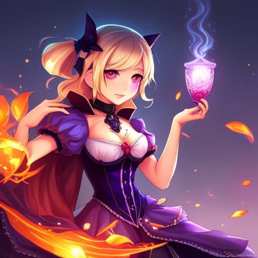 cute anime girl - AI Generated Artwork - NightCafe Creator