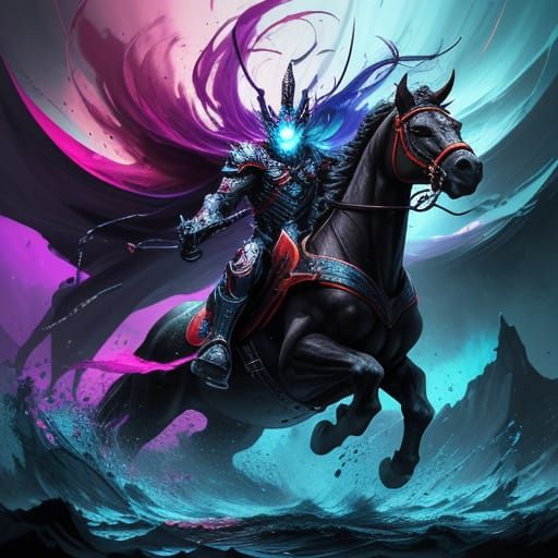 Digital Failure Concept Art With Vibrant Chaotic Energy