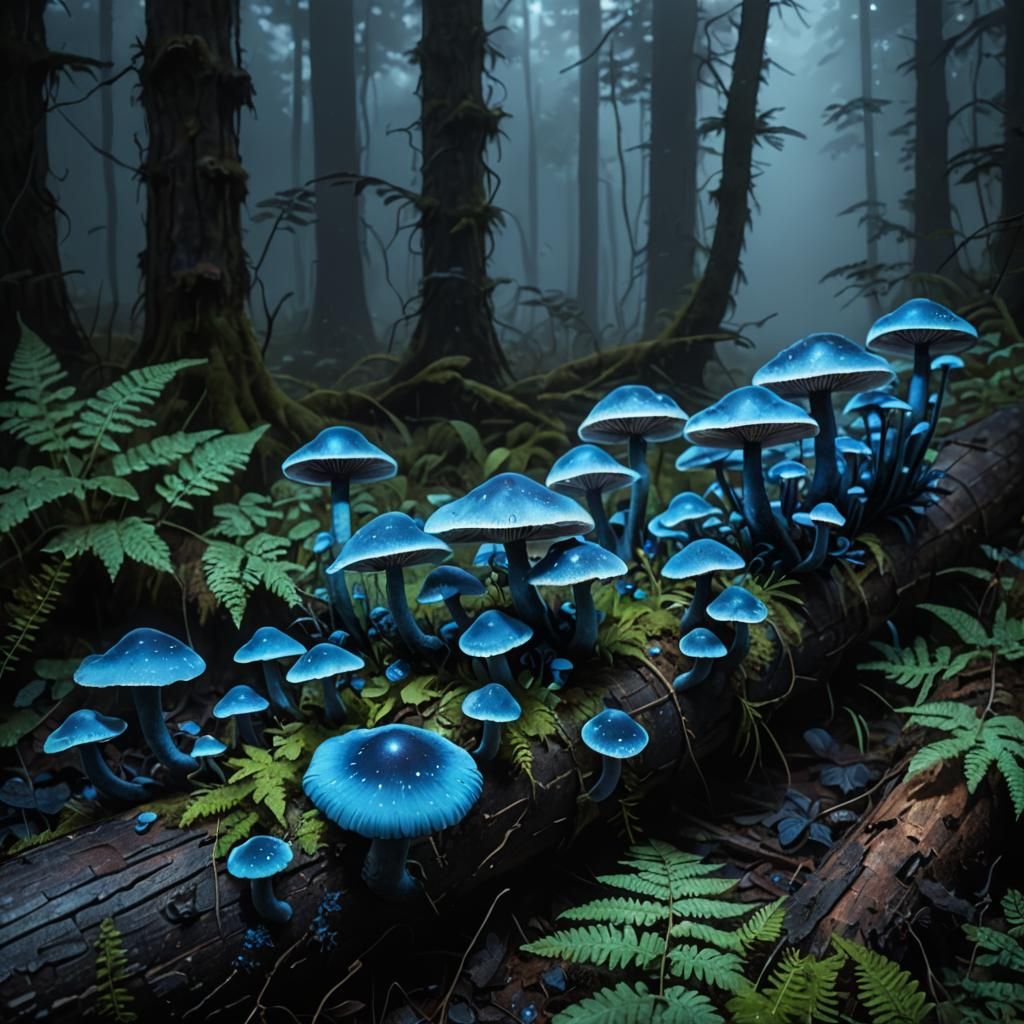 Glowing Blue