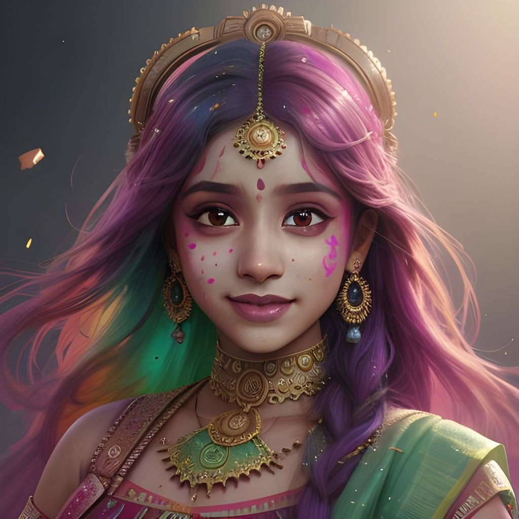 A natural north Indian girl in University. - AI Generated Artwork -  NightCafe Creator