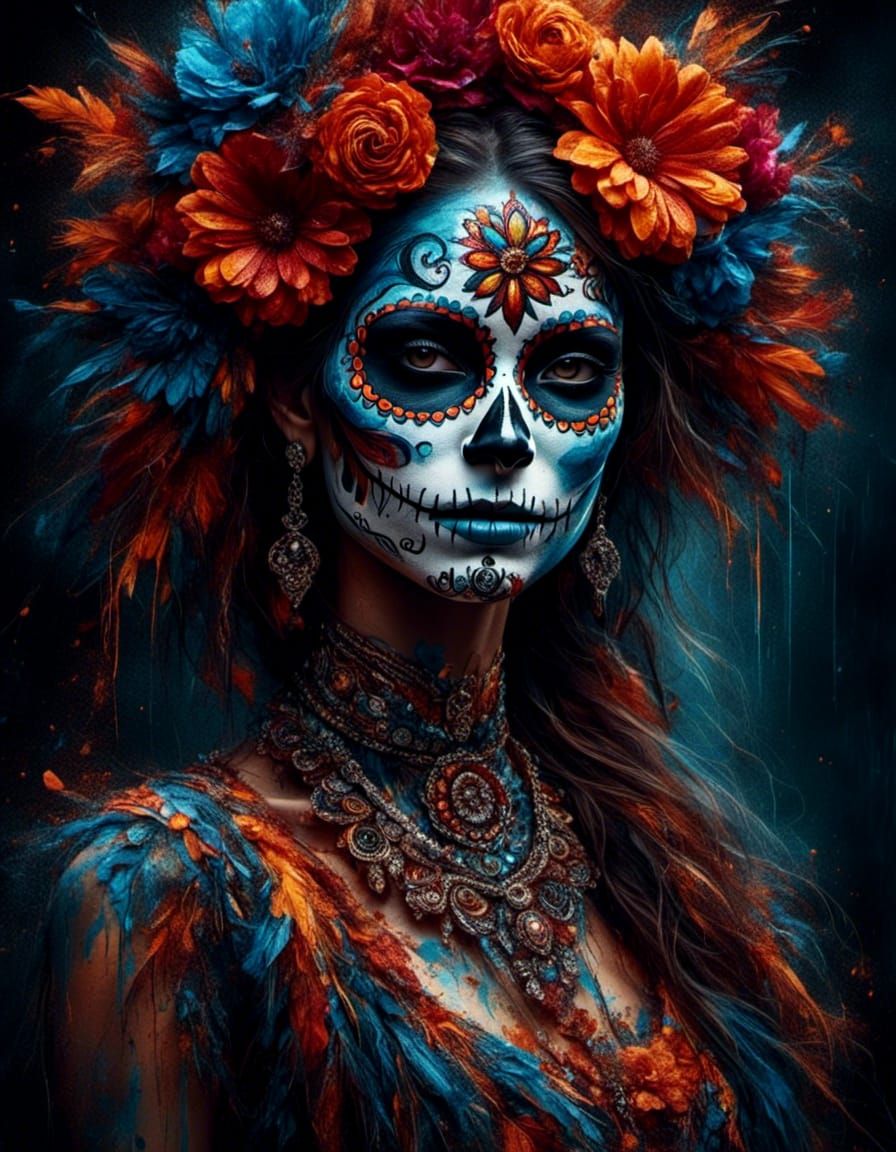 Día de los Muertos Portrait 