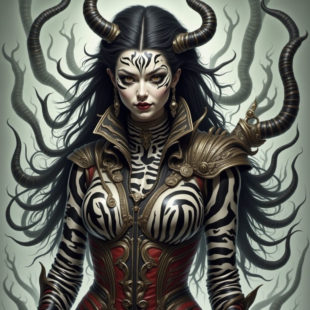  <lora:ZZ ZEBRAPUNK:1.0>