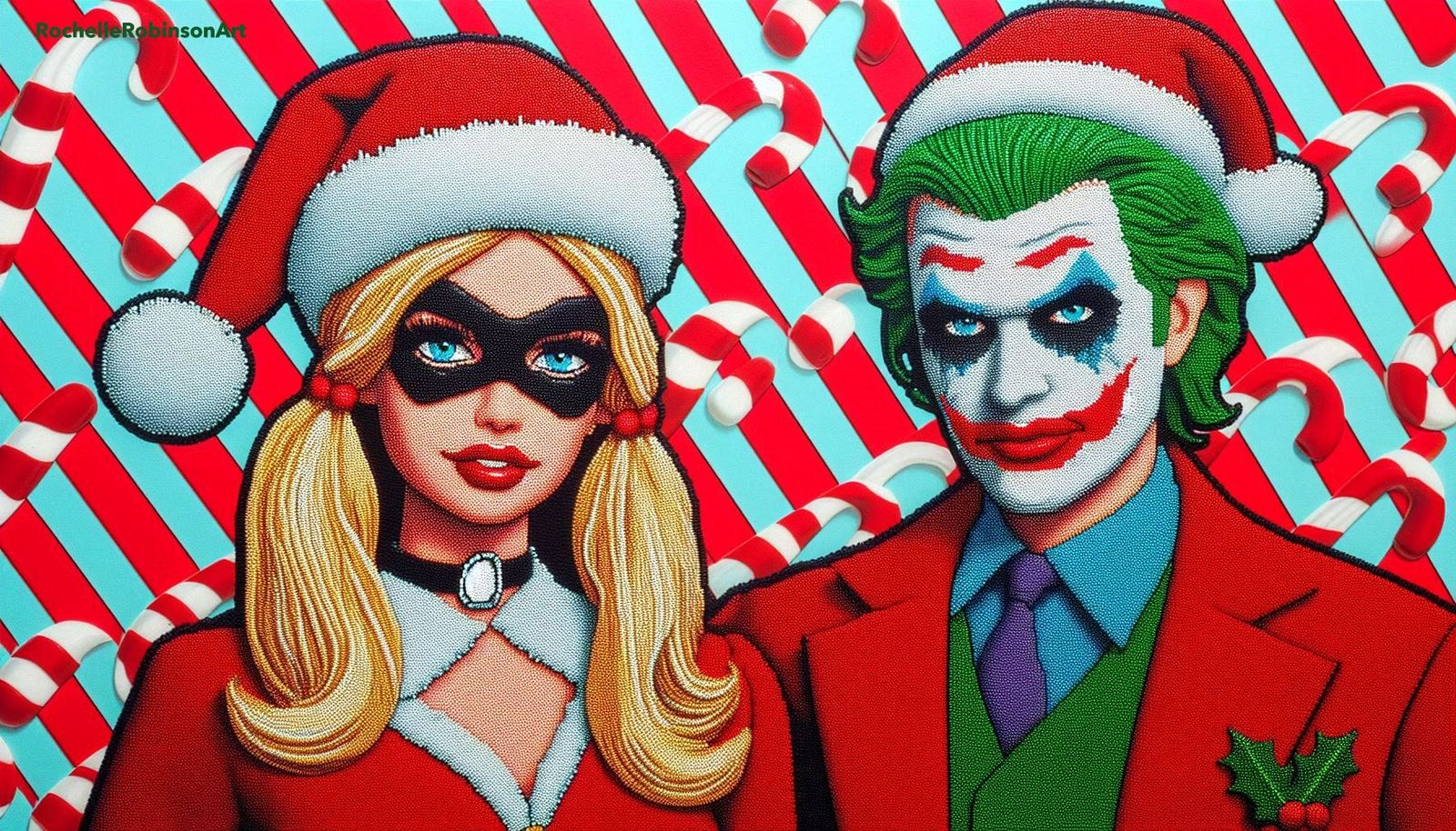 HQ & The Joker Christmas Card Photo