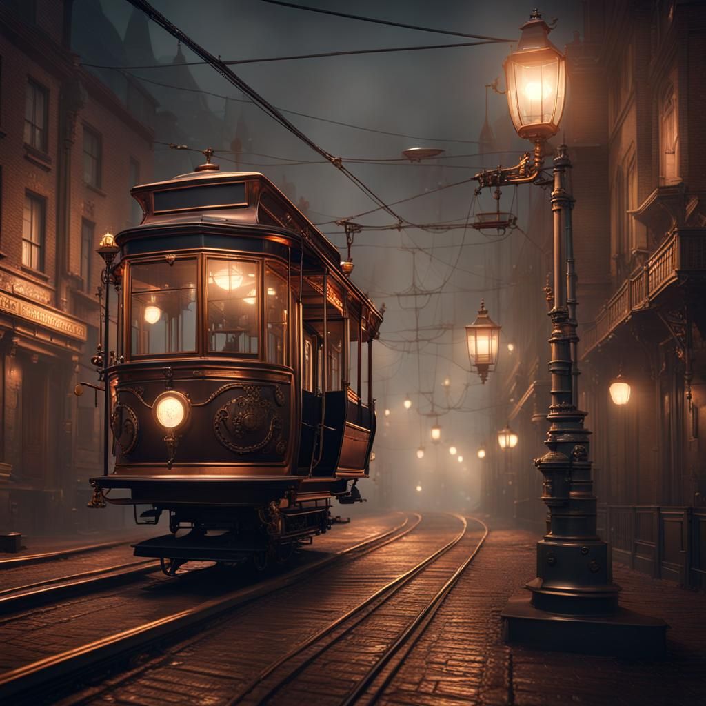 Steampunk Cable Car
