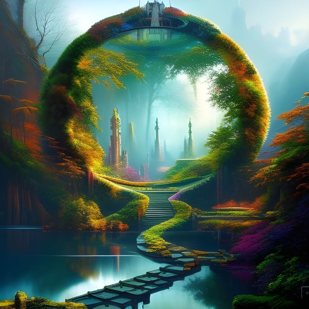 Gate to another world   by @AhriAnni