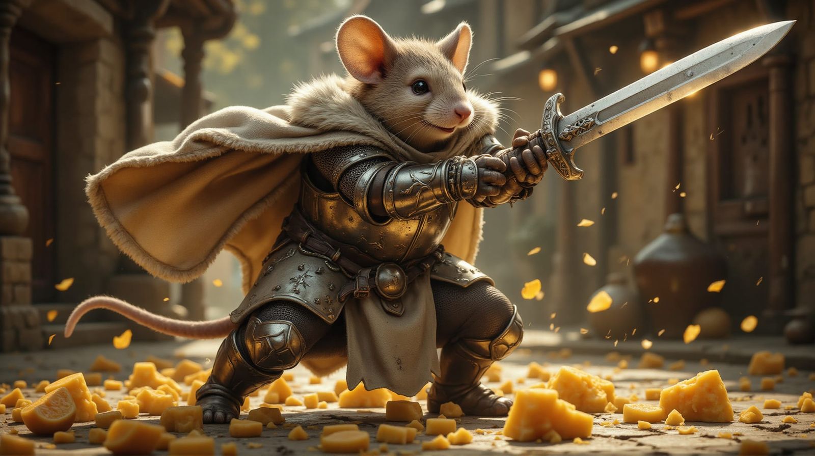 Mouse Knight Fighting