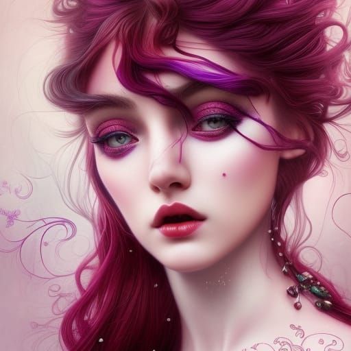Goddess of Sweets in Ethereal Digital Art