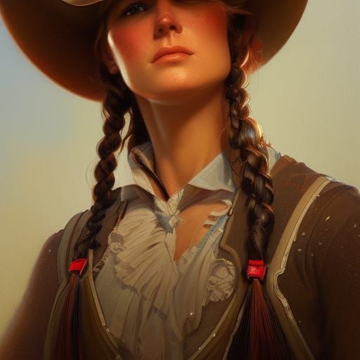 Okey-Dokey, Annie Oakley  by @WickedNightmareWitch