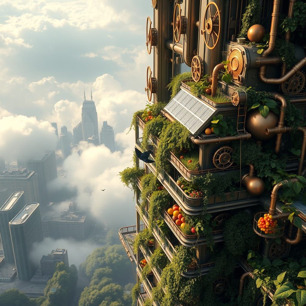 Uncle Jim's "hortus tectalis"   by @Murray