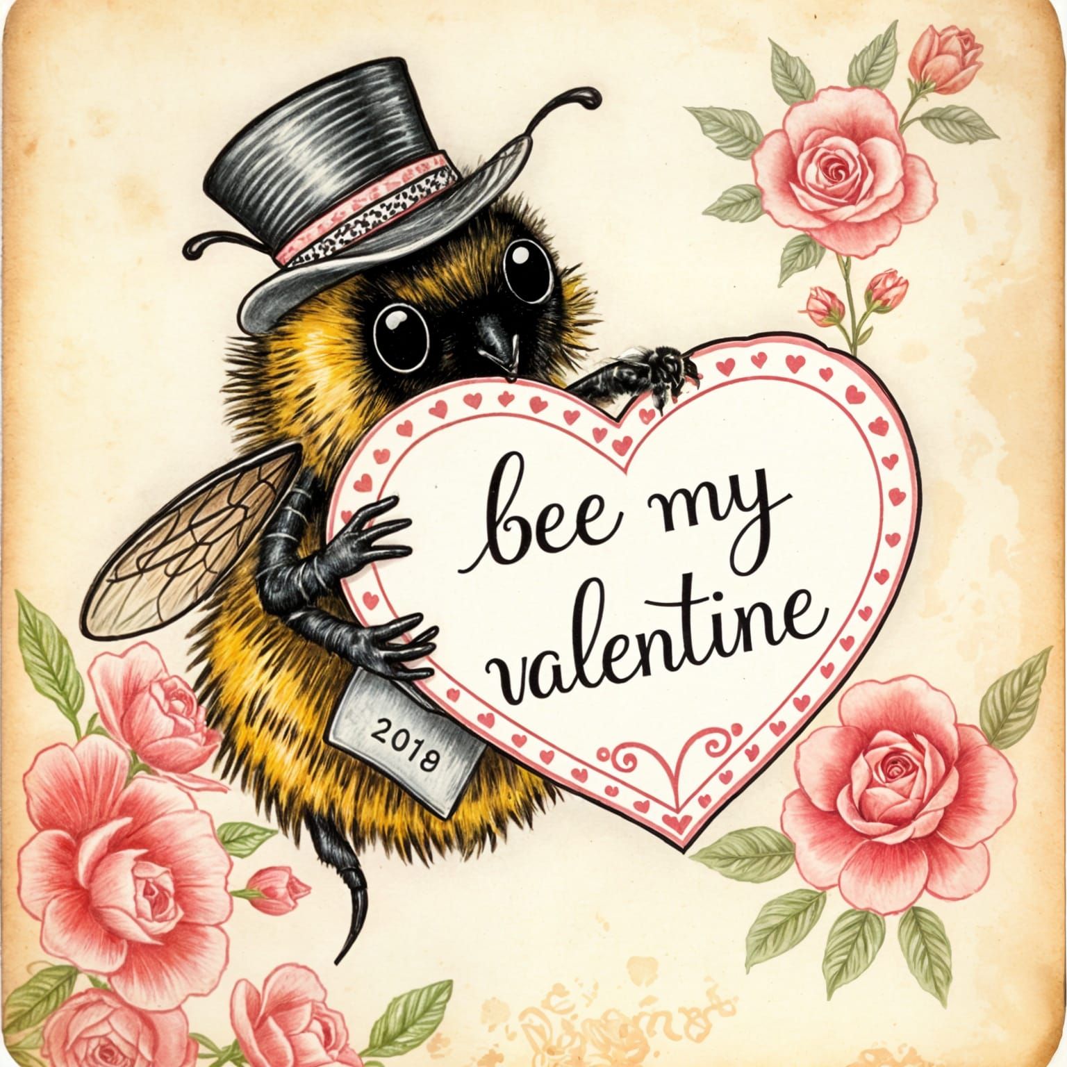 Bee my Valentine  by @Mr Mrs Meadows
