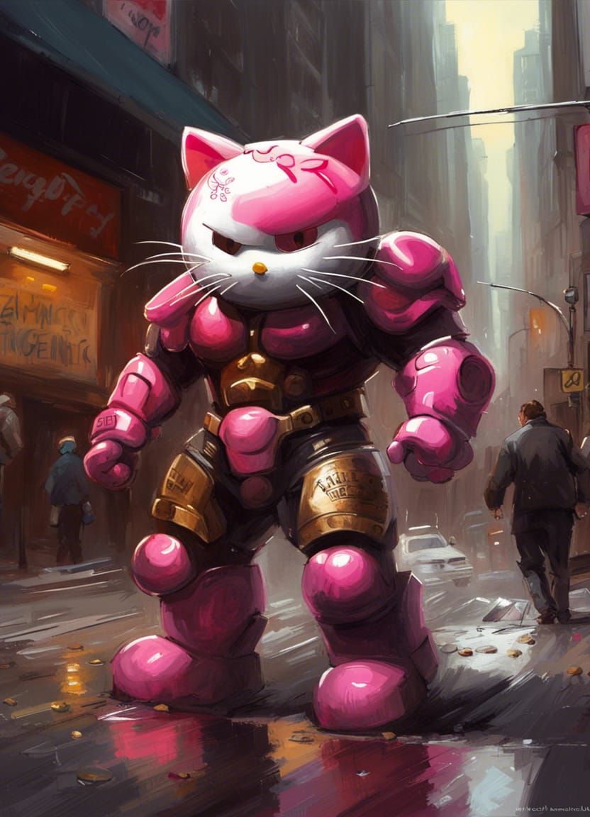 The Arnold Hello Kitty Schwarzenegger