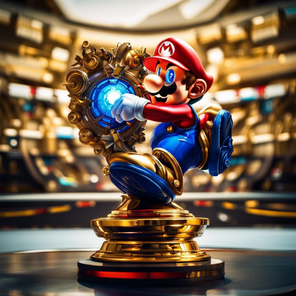 Would you risk your friendship to win this Mario Kart trophy...