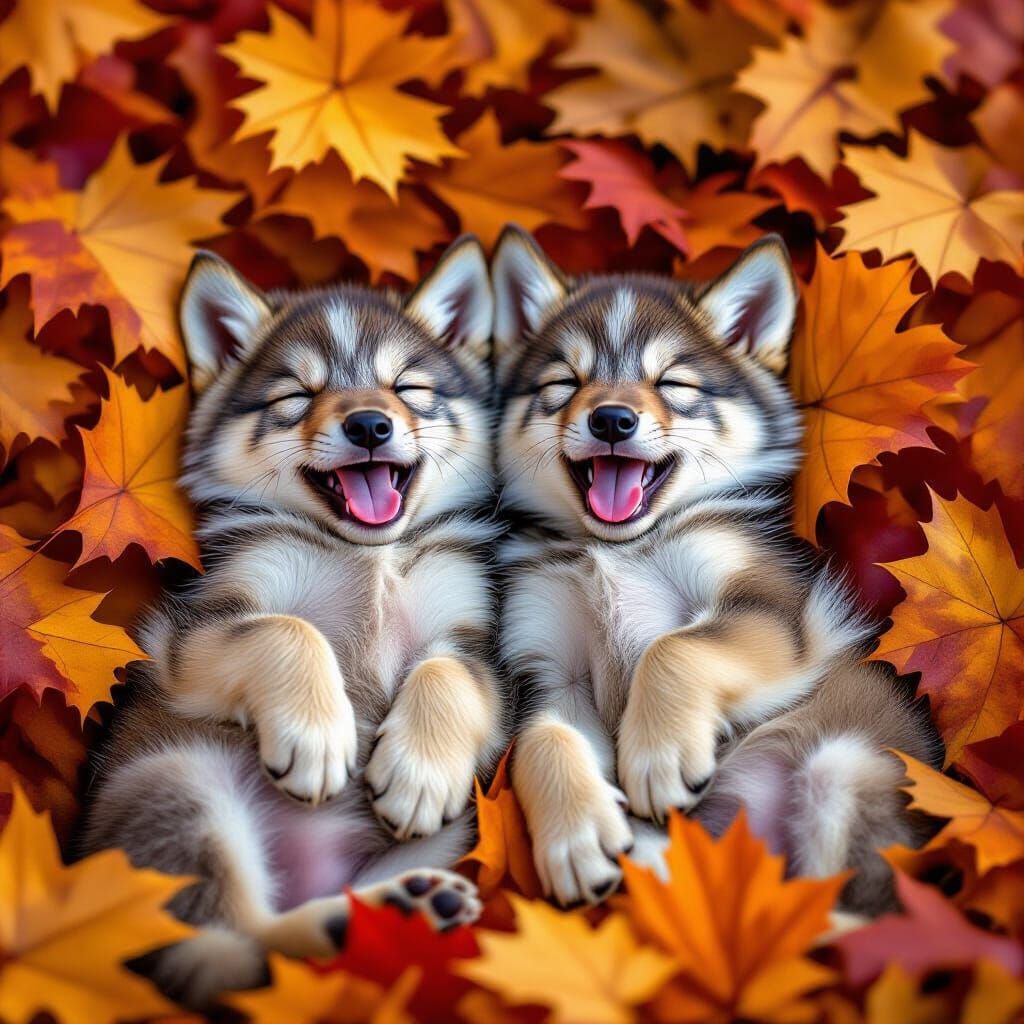 Autumn Joy  by @Shywolf