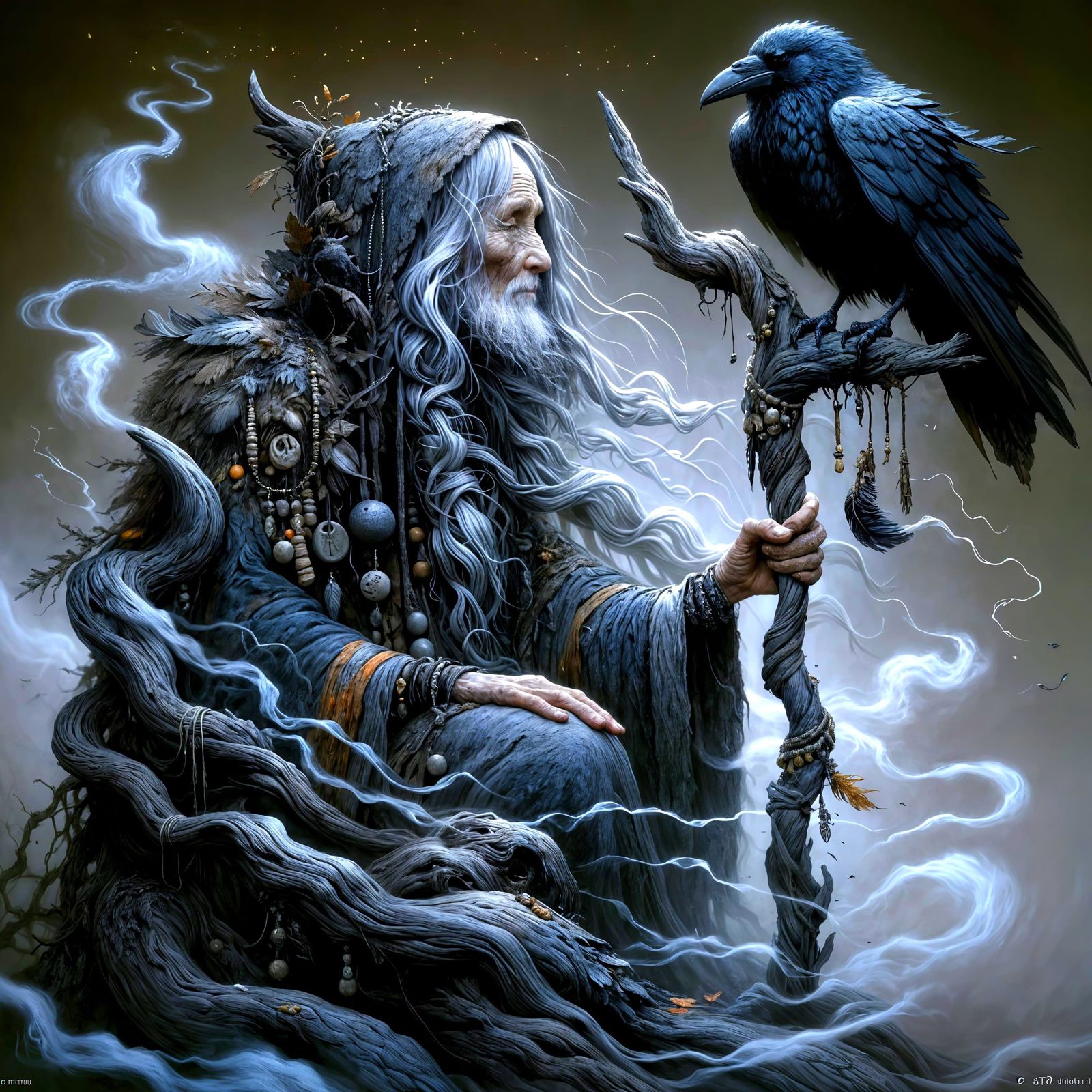 moss, bones, and forest charms