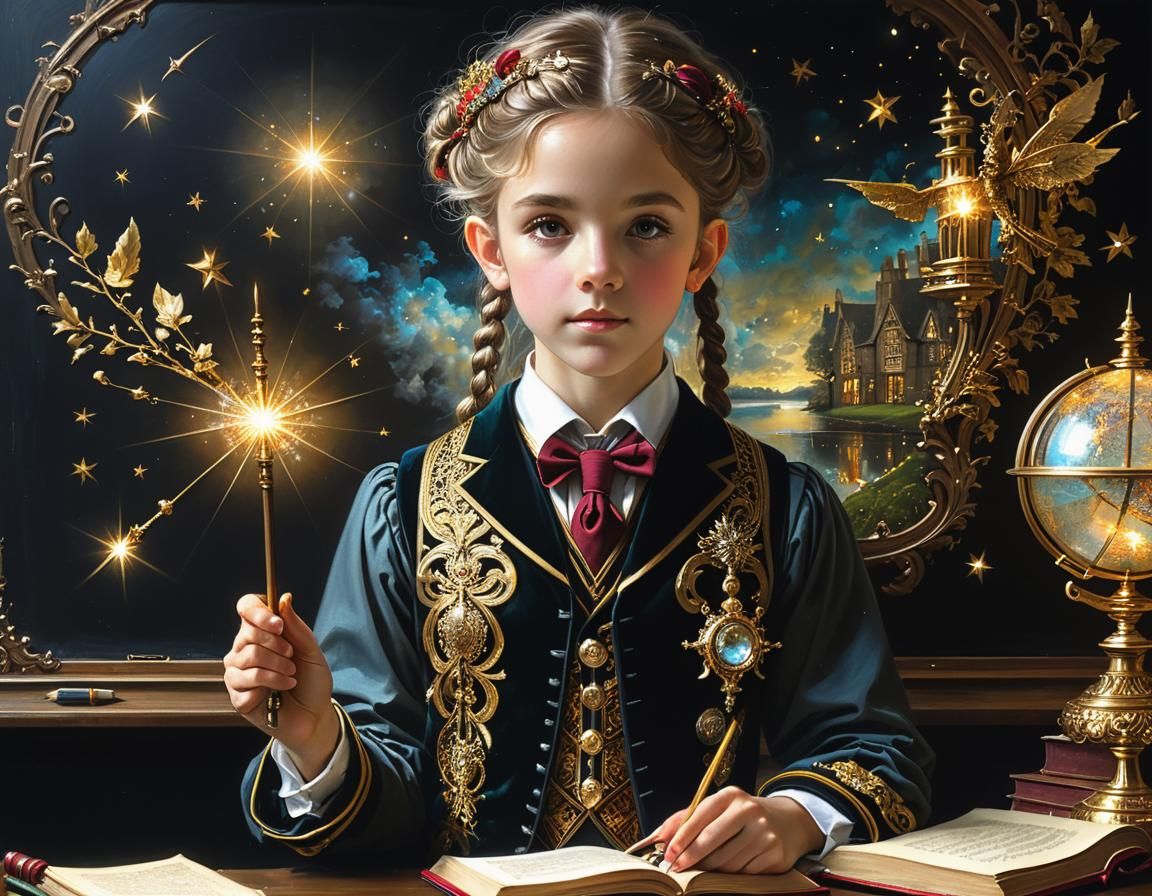 Learning magic  by @Lilith