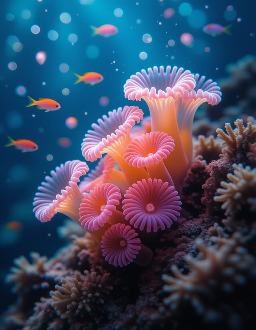 “The reef did not move—it shimmered with breath.”