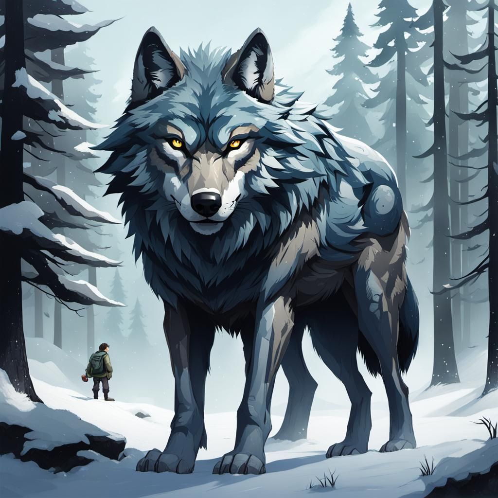 gigantic Wolf