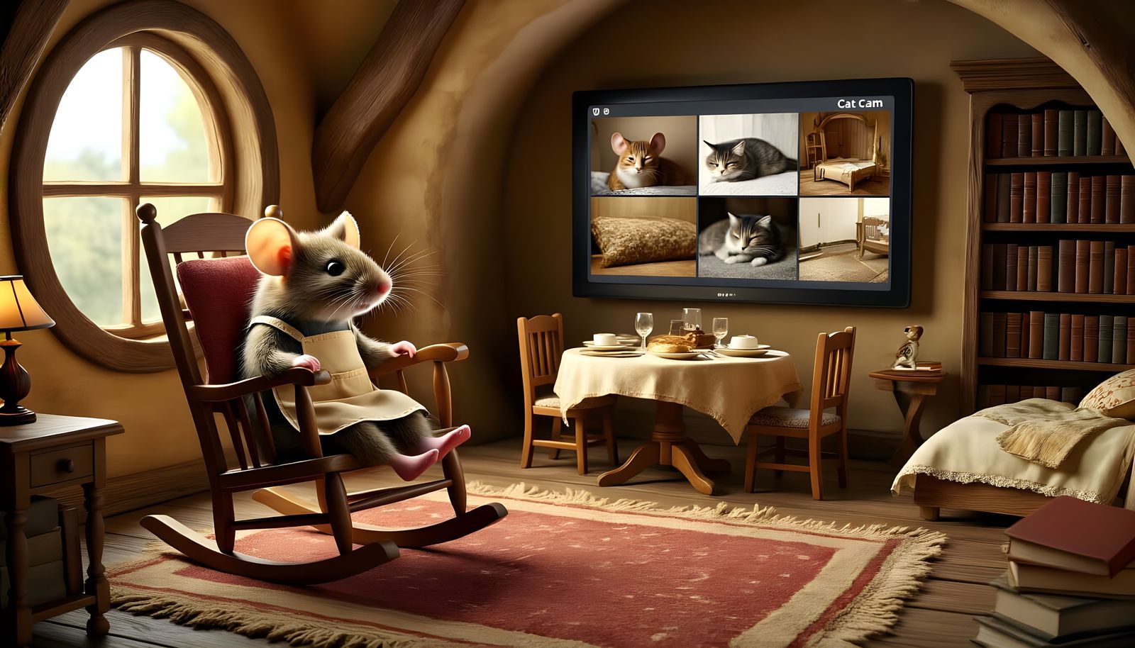 Smart mouse with computerized Cat Cam  by @Gary Murakami