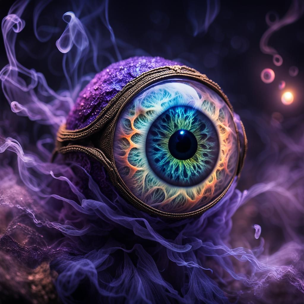 Magical eyeball - AI Generated Artwork - NightCafe Creator