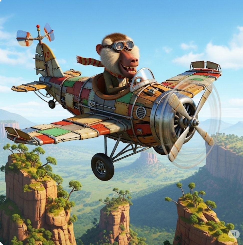 Bobbejane van Magaliesberg: Vlerke