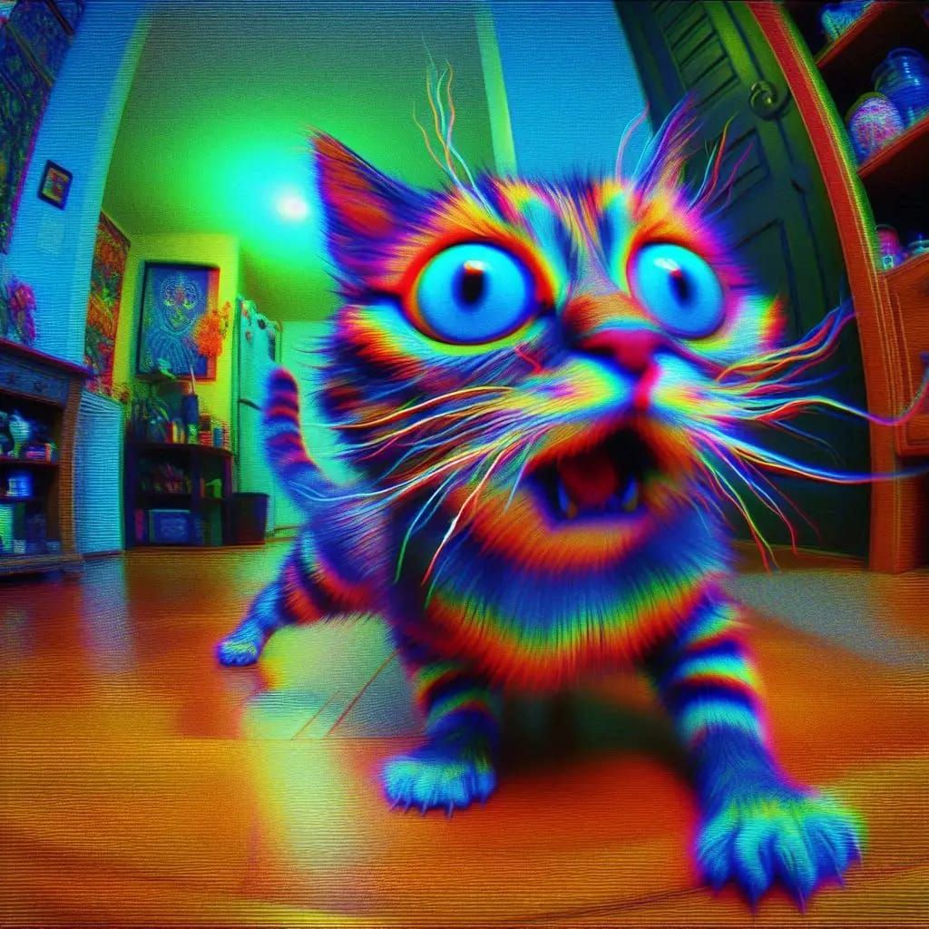 The Catnip is kicking in!