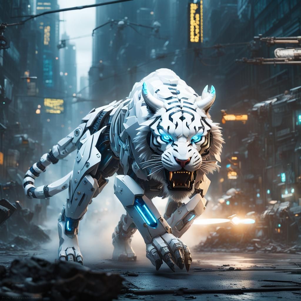 17 Nft Cyberpunk tiger