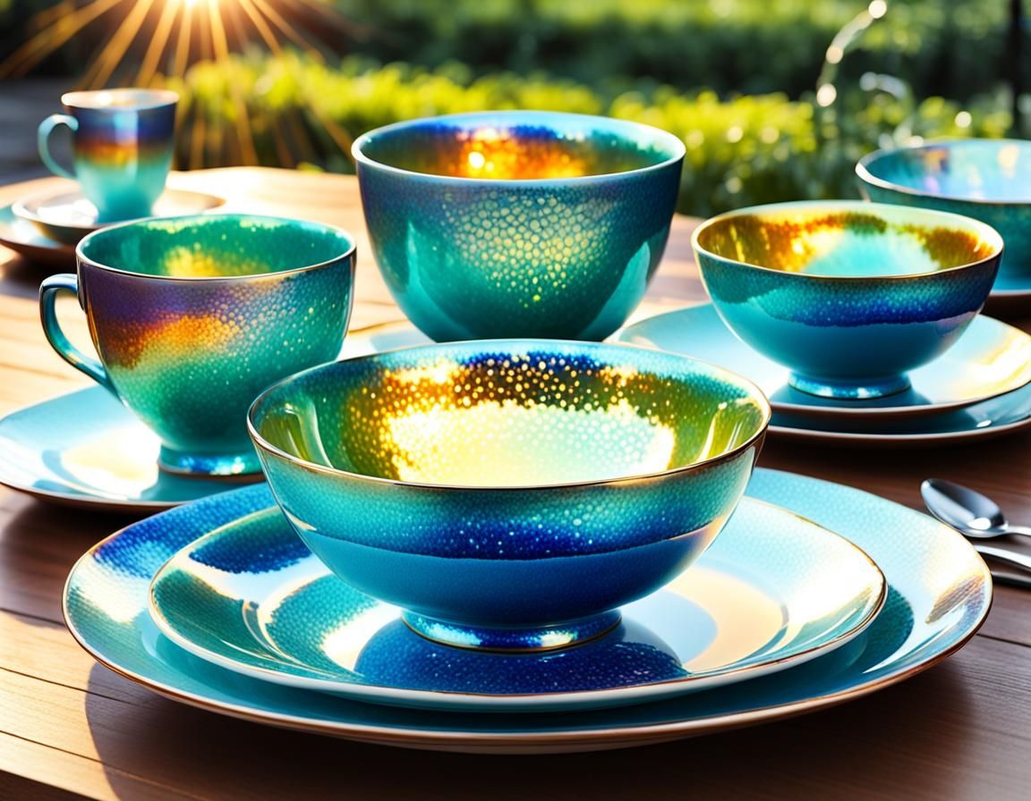 Iridescent Garden Party  by @Marcin Jałocha