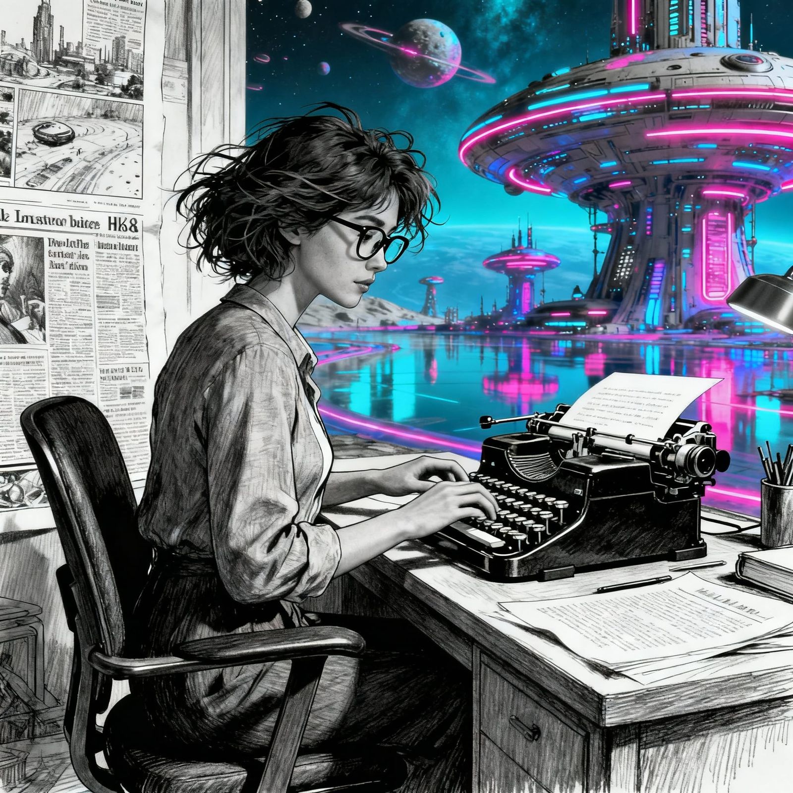 The fiction novelist. Just imagine  by @forge4ward