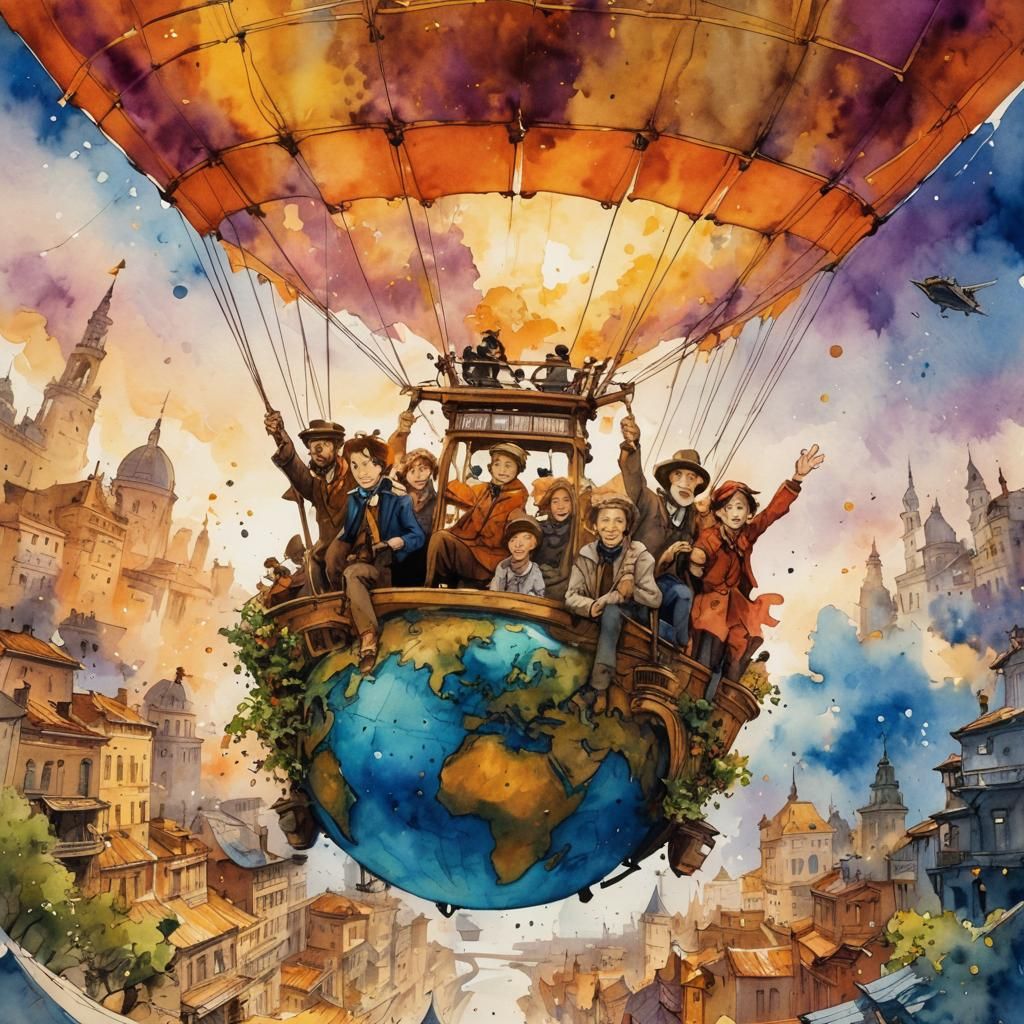 Jules Verne: Around the world in 80 days